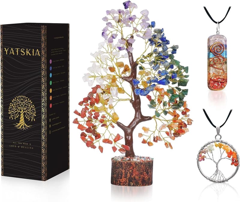 Chakra Tree of Life - Crystal Tree for Positive Energy