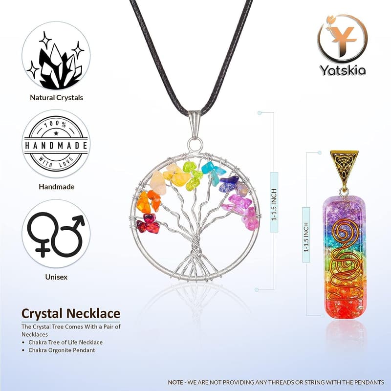 Chakra Tree of Life - Crystal Tree for Positive Energy