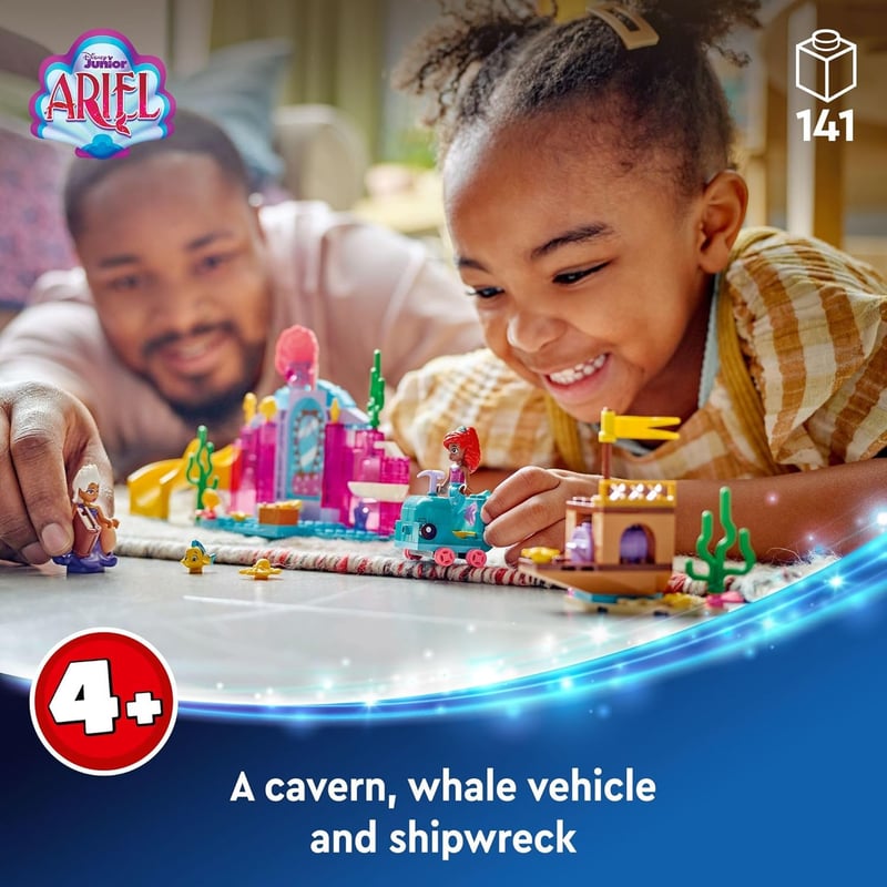 LEGO Disney Princess Ariel's Crystal Cavern Playset for Kids