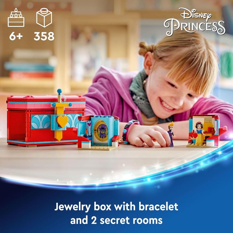 Disney Snow White Jewelry Box Building Set for Kids