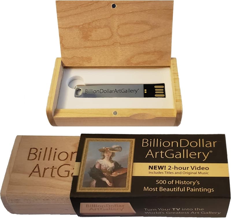 Transform Your TV into Wall Art - 500 Iconic Paintings Display