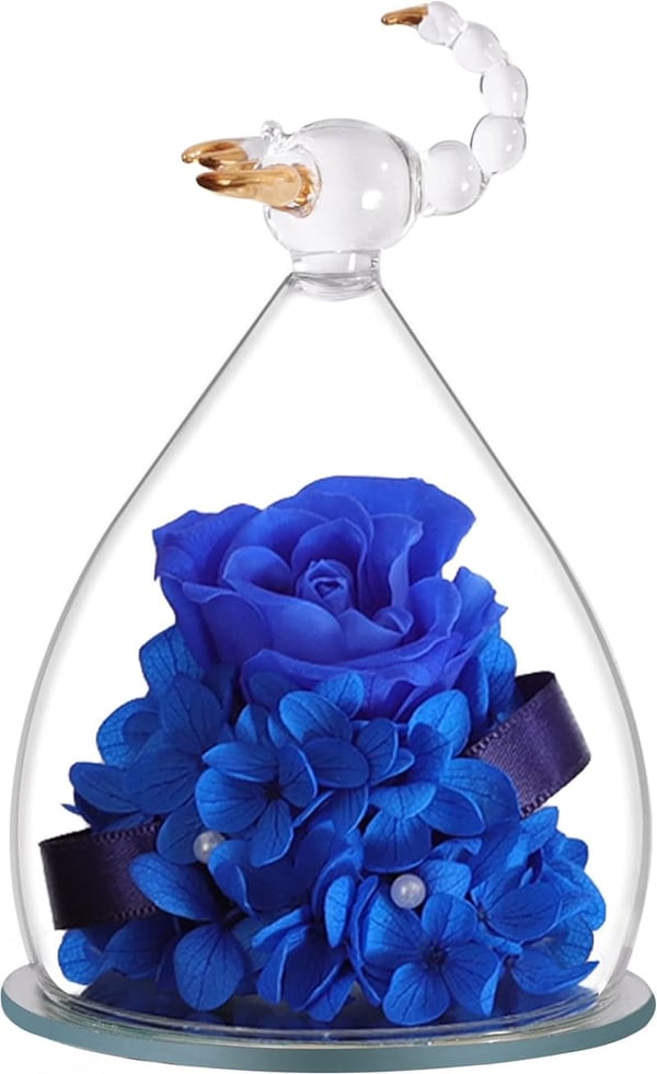 Eternal Rose Gift for Women - Scorpio Constellation Design