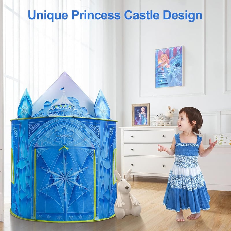 Frozen Princess Play Tent for Girls - Large Indoor/Outdoor Imaginative Playhouse
