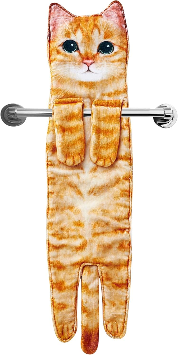 Cute Cat Hand Towels - Super Absorbent Gifts for Cat Lovers