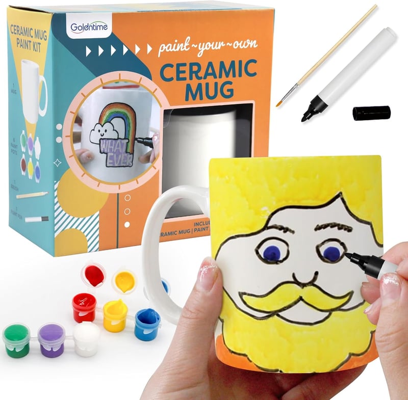 Valentine's Day Paint Your Own Mug Kit for Adults