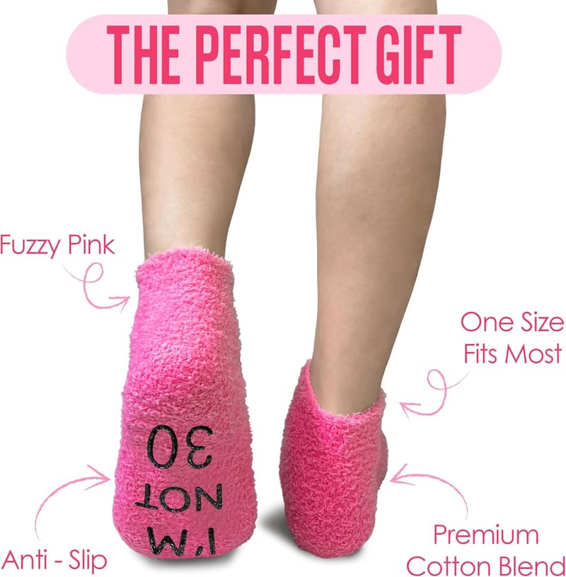 30th Birthday Cotton Socks - Gifts for Women