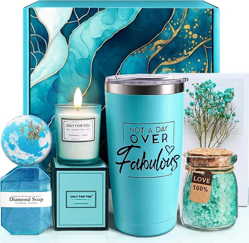 Spa Gift Basket Set for Women - Self Care Birthday & Mother's Day