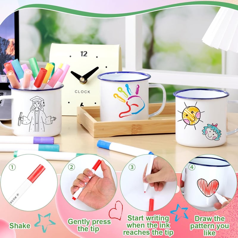 Personalized Graduation Coffee Mug Painting Kit for Adults