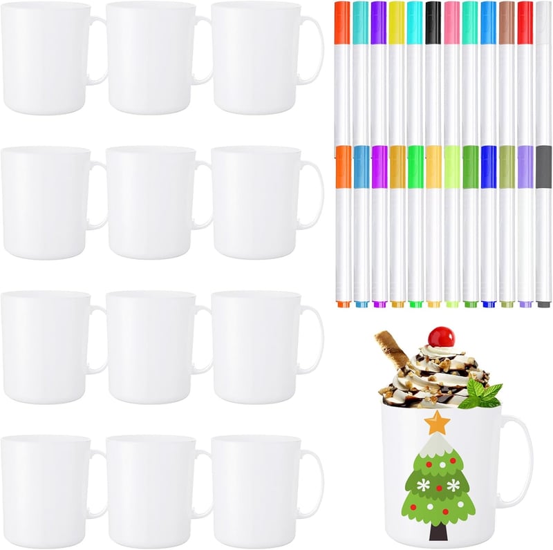 DIY Personalized Mug Painting Kit for Mother's Day - 12 oz