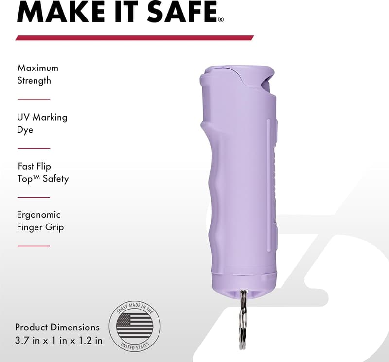 Self Defense Kit: SABRE Pepper Spray & Stun Gun with Flashlight