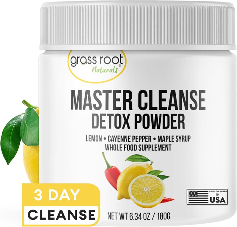 Lemonade Detox Powder - 3-Day Plant-Based Supplement, 6.34oz