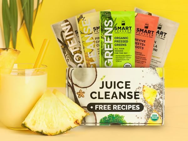 1-Day Organic Juice Cleanse & Vegan Protein Detox Program