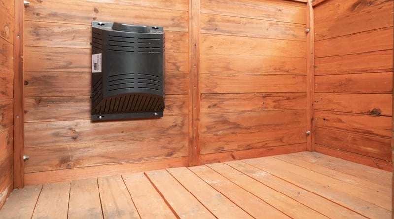300W Electric Dog House Heater with Abrasion-Resistant Cord