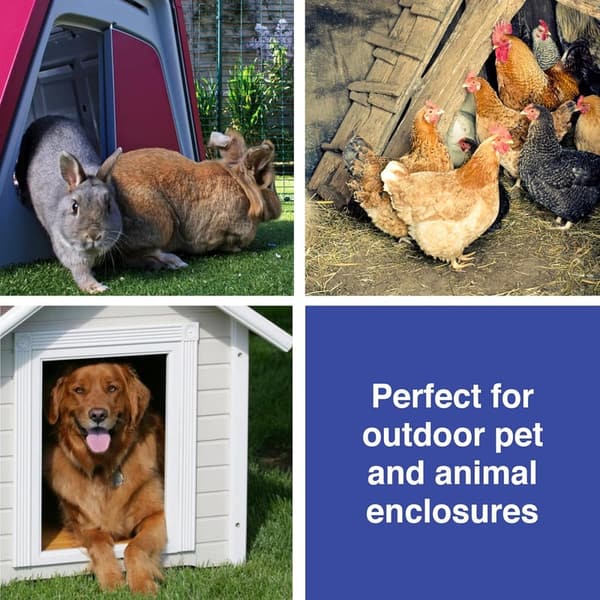 300W Electric Dog House Heater with Abrasion-Resistant Cord