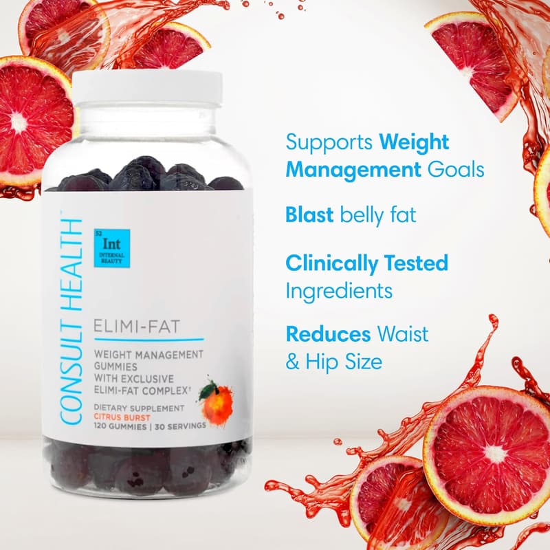 ELIMI-Fat Weight Management Gummies - Morosil & Apple Cider 120 Ct