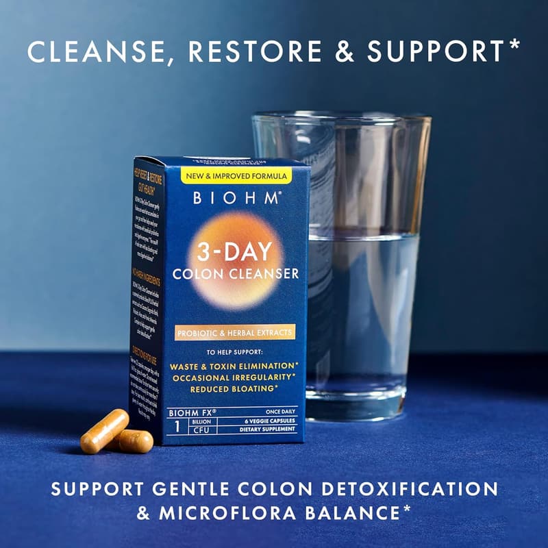 3-Day Colon Cleanse Detox with Probiotics & Herbal Extracts
