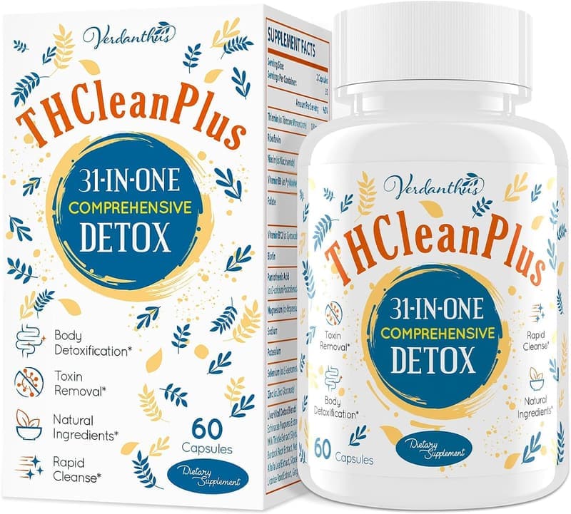 Detox & Liver Cleanser Capsules – Natural Herbal Formula, 60ct