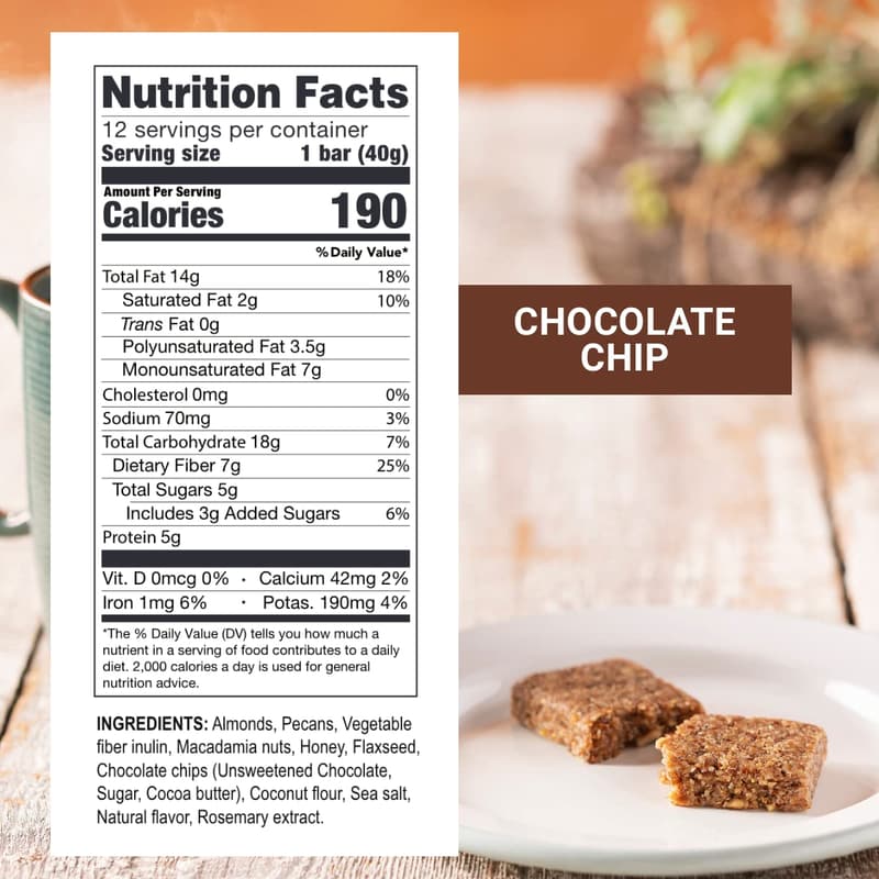Keto Protein Bars Variety Pack | Gluten & Dairy Free | 12 Ct