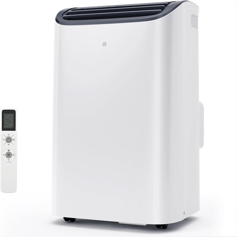 Portable 4-in-1 Air Conditioner, 12,000 BTU for Rooms up to 550 Sq.Ft.