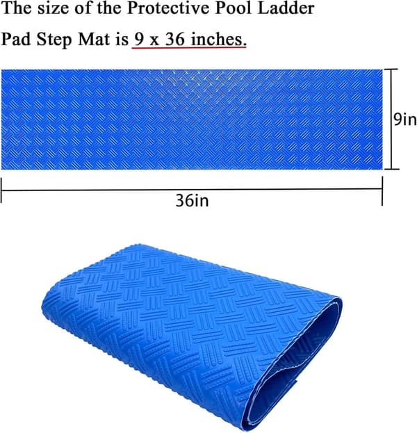 Pool Ladder Mat - Non-Slip Protective Pad, 36