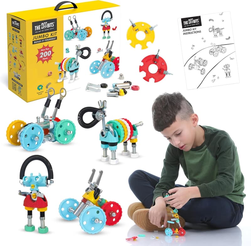Build Your Own Robot Toy Kit - STEM Educational Gift for Kids