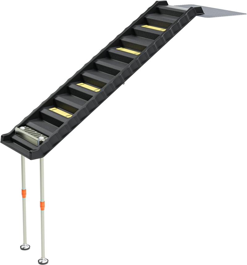 Foldable Dog Pool Ramp for Easy Access, Up to 200lbs