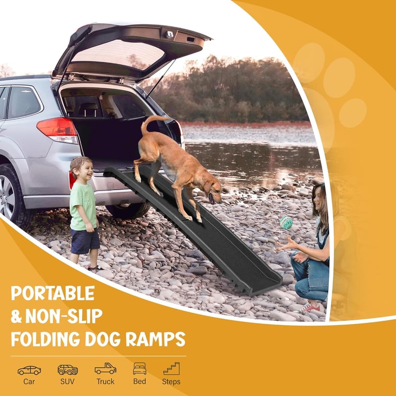Portable Non-Slip Dog Ramp for SUV & Truck