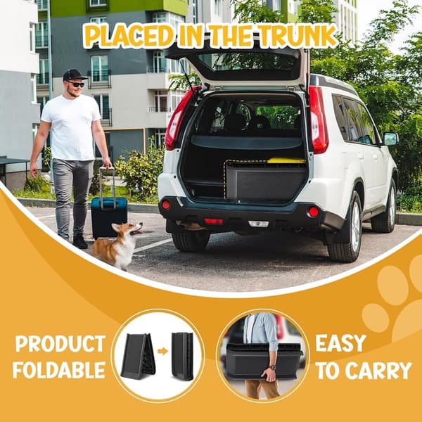 Portable Non-Slip Dog Ramp for SUV & Truck