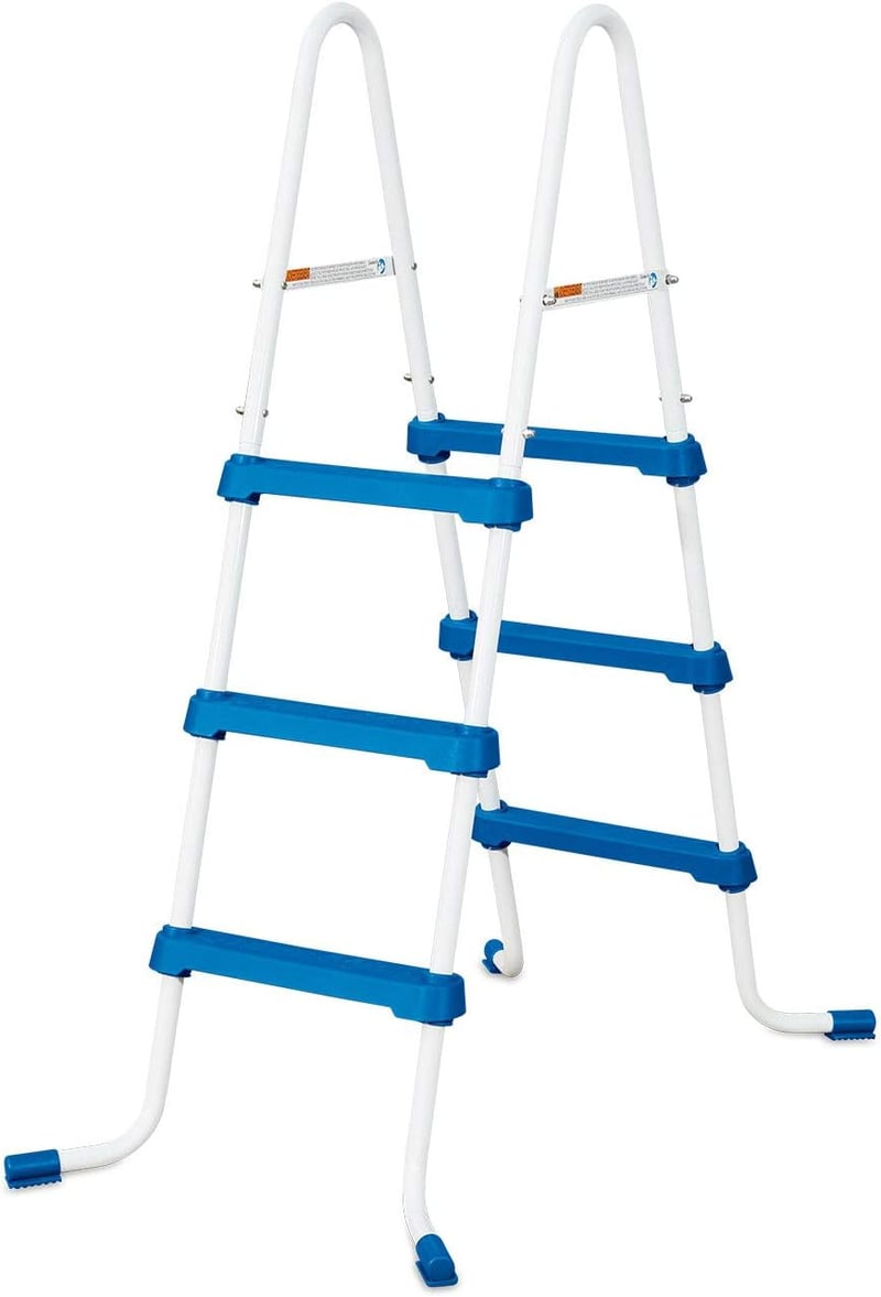 42-Inch Heavy-Duty Steel Pool Ladder for Above Ground Pools