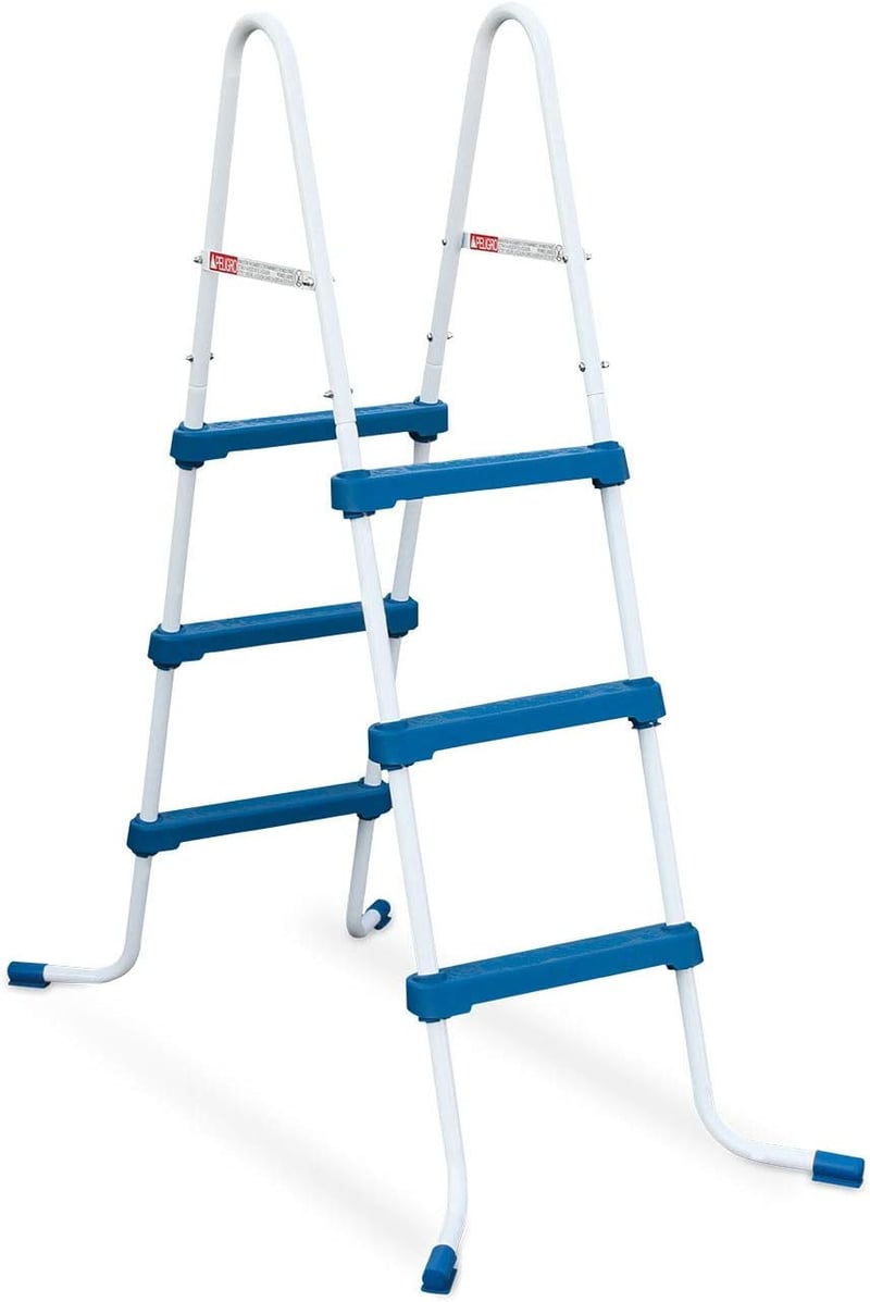 42-Inch Heavy-Duty Steel Pool Ladder for Above Ground Pools