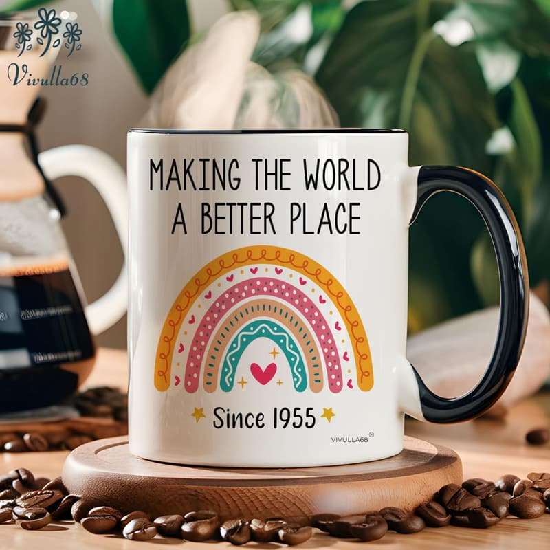 70th Birthday Coffee Mug for Women and Men