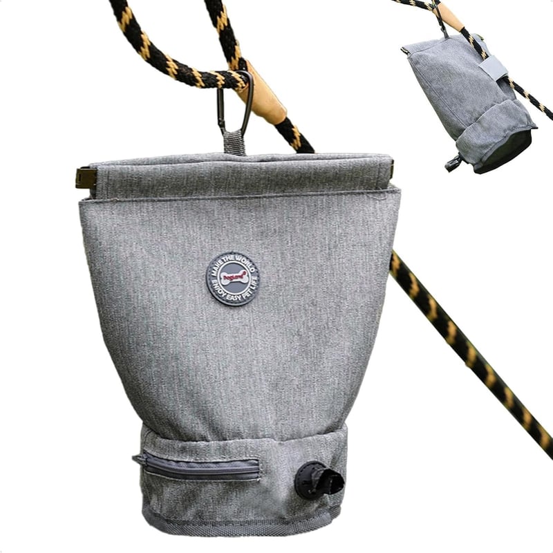 Portable Poop Bag Holder with Magnetic Closure for Dogs