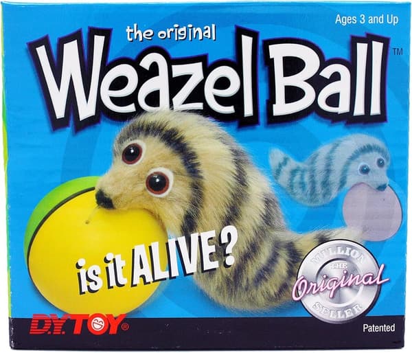 Interactive Motion Toy for Small Pets - Weasel Ball