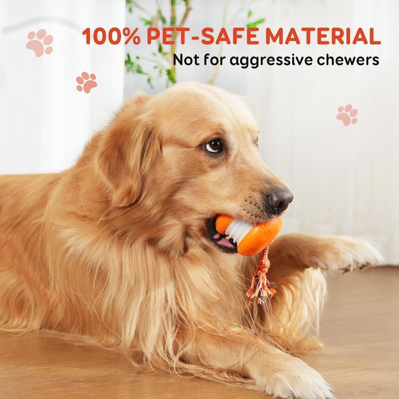Automatic Moving Dog Ball Toy for Boredom Relief - Orange
