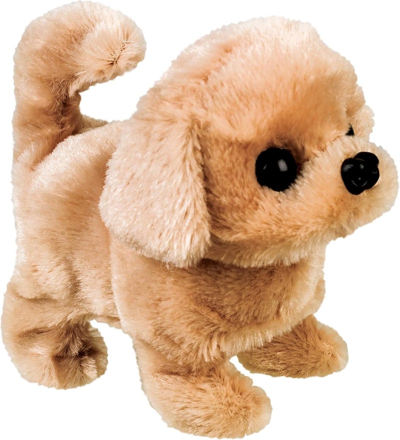 Plush Battery-Operated Walking Dog Toy - Redley the Retriever