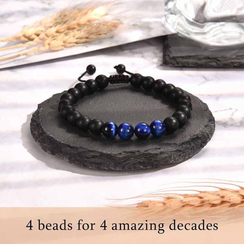 Milestone Birthday Bracelet for Men and Boys