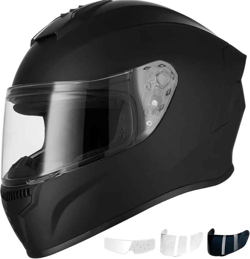 DOT Approved Full Face Motorcycle Helmet for Men & Women