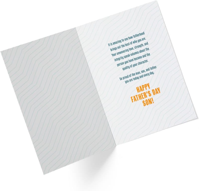 Father's Day Card for Son | Supports Animals | 5