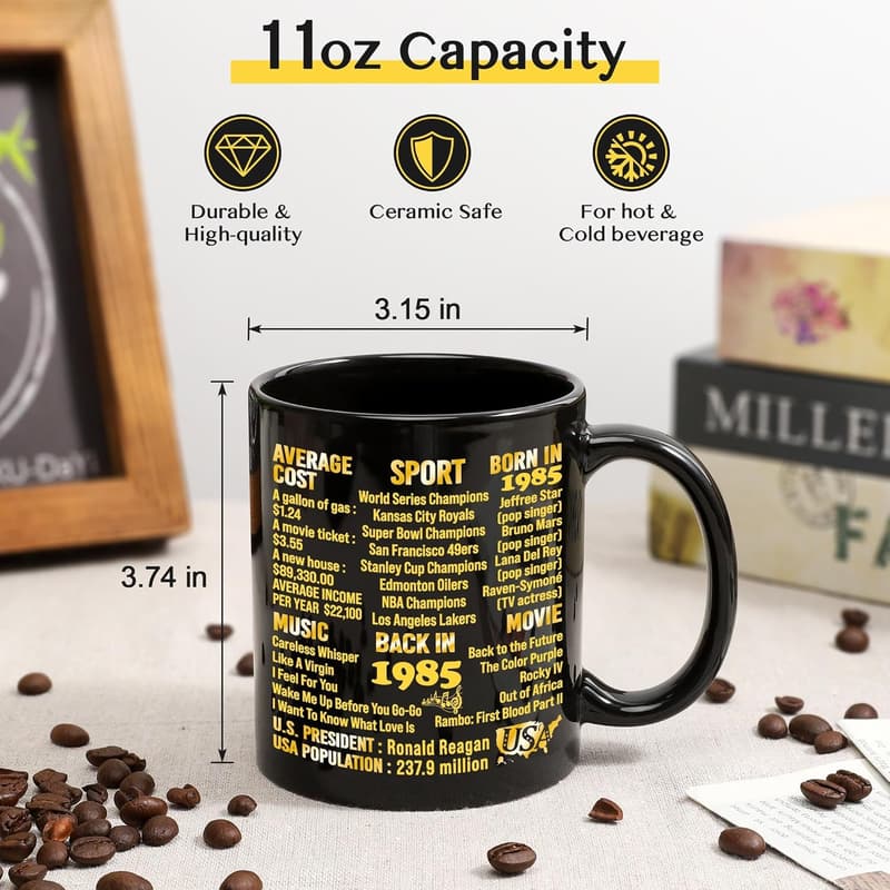 40th Birthday Vintage Gifts for Him and Her