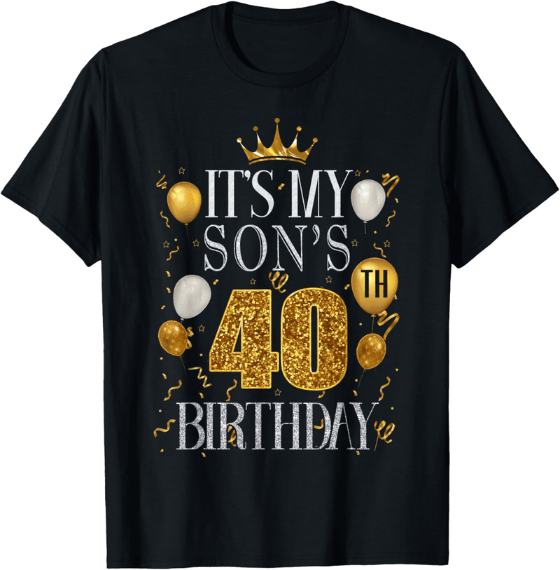 40th Birthday T-Shirt for Son