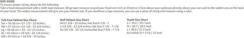Youth Full Face Motocross Helmet - Red Spider, Large Size