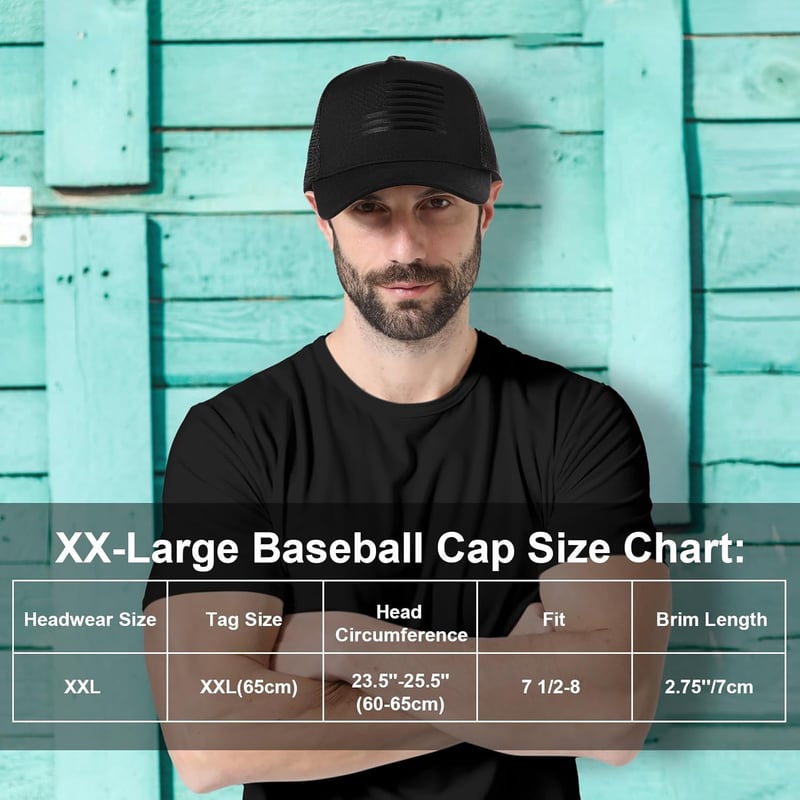 Adjustable Oversize American Flag Snapback Hat