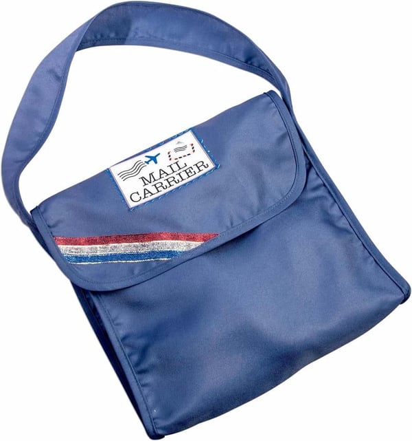 Mail Carrier Bag Costume Accessory for Themed Events