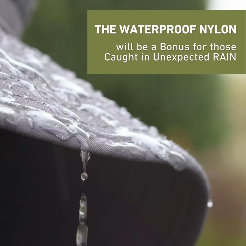 Wide Brim Waterproof Bucket Hat for Summer Outdoor Activities