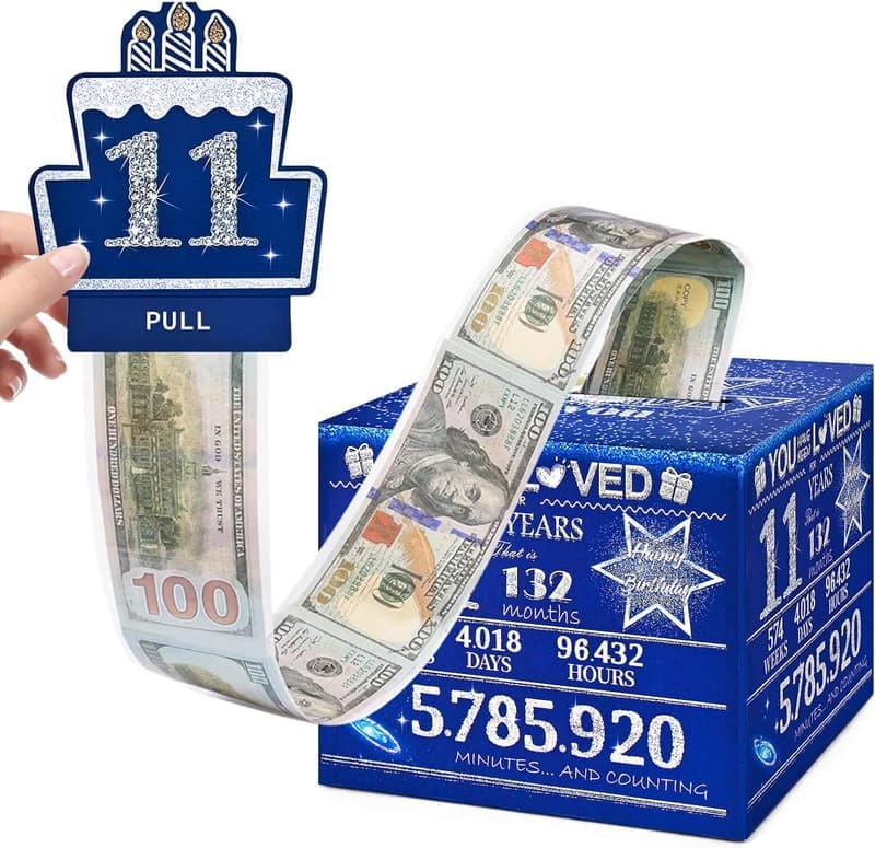 11th Birthday Money Box - Cool Cash Gift for Kids