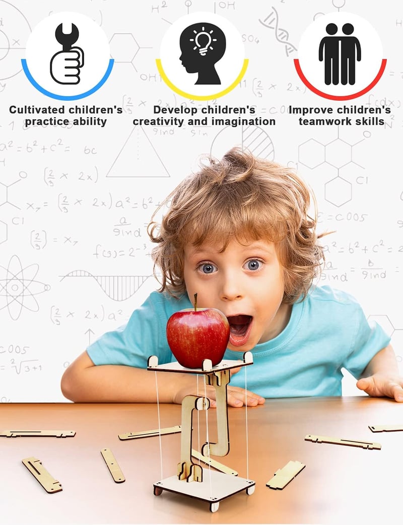 STEM Building Kits for Kids 8-13, 3D Wooden Puzzle Toys