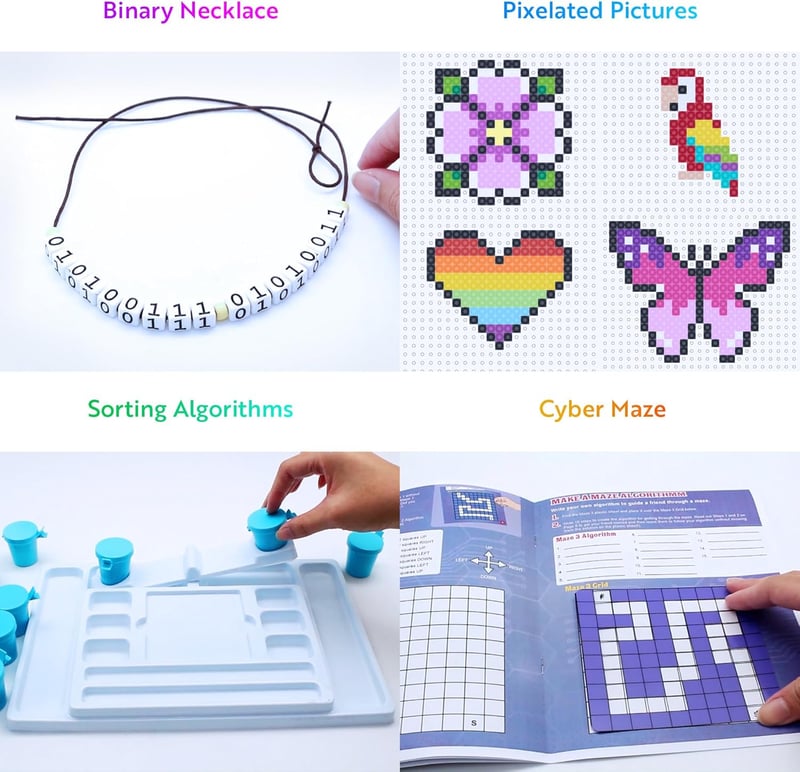 Kids’ Computer Science Kit: Fun Coding & Binary Activities