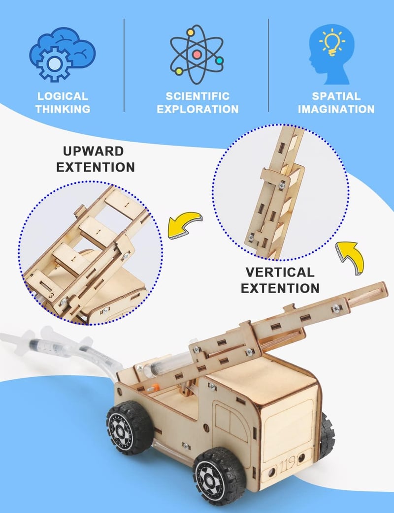 STEM Learning Kits for Kids Ages 8-13 - Model Cars & 3D Puzzles