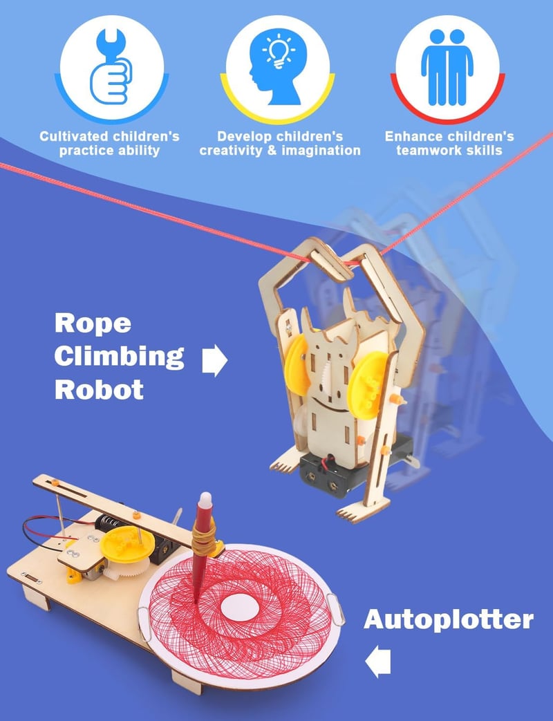 STEM Building Kits for Kids 8-12, 3D Wooden Puzzles