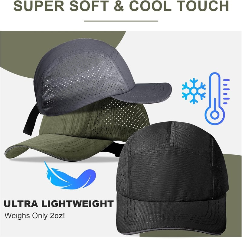 XXL Quick Dry Mesh Sports Cap for Men